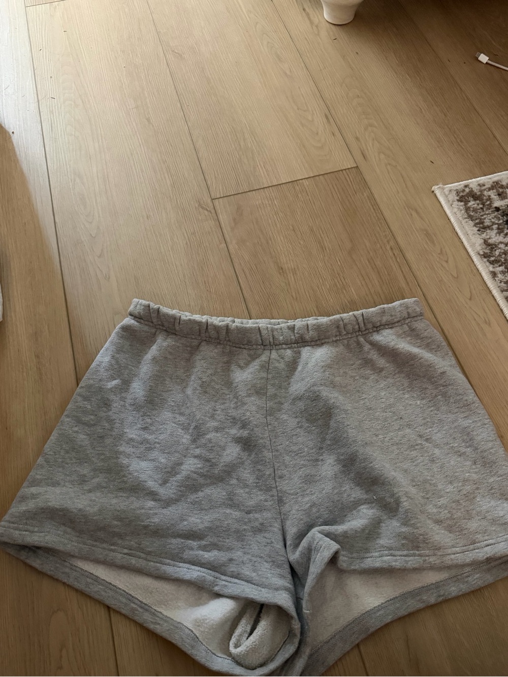 Aritzia TNA Light Grey Women's Athletic Lounge Shorts